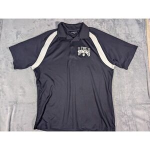 Sport-Tek TBU Rowdies Tampa Bay United Soccer Club Men Polo Shirt Black Size 2XL